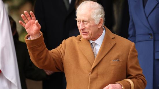 El rey Carlos III antes de someterse a un procedimiento de próstata, en diciembre de 2023.