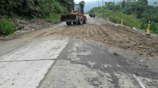 Imagen referencial de obras en la Y de Baeza, en 2018.