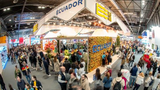 Stand de Ecuador en la Feria Internacional de Turismo.