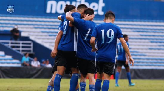 Emelec ganó su primer amistoso de pretemporada, ante Delfín, este 28 de enero de 2024.