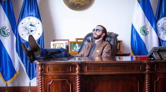 Nayib Bukele, cuando era alcalde de San Salvador.