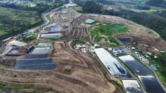 Imagen del relleno sanitario de Quito, en 2023.