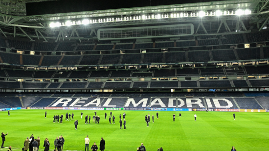 Vista panorámica del estadio Santiago Bernabéu, en Madrid, en septiembre de 2023.