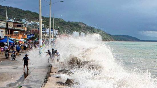 Foto referencial de la playa de Crucita, en Portoviejo (Manabí).