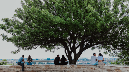 Mirador de Bellavista, uno de los lugares románticos en el norte de la ciudad, recomendado por el Municipio de Guayaquil. 