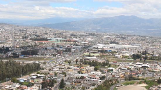 Imagen de la parroquia de Calderón, en el extremo norte de Quito, en enero de 2024.