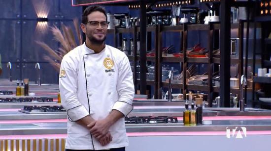 Daniel Betancourt, eliminado de MasterChef Celebrity Ecuador.