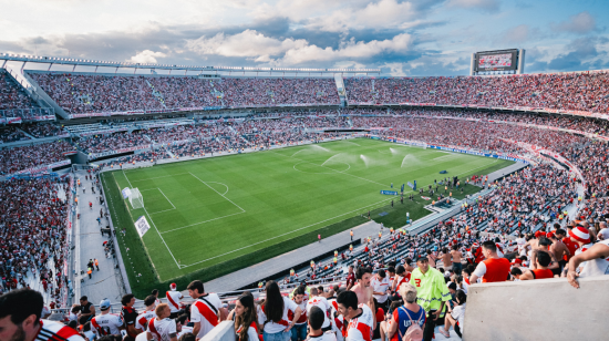 Vista panorámica del Estadio Monumental de River Plate, en Buenos Aires, en febrero de 2024.