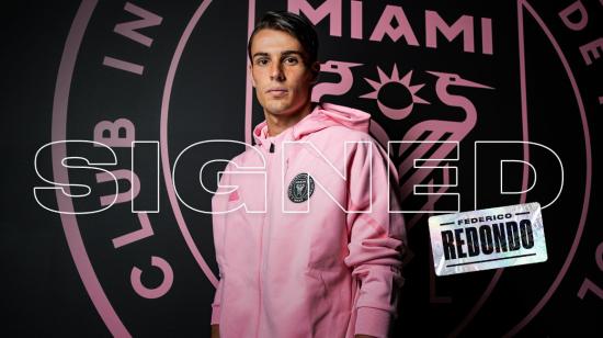 Federico Redondo fue presentado como nuevo refuerzo del Inter Miami este 23 de febrero de 2024.