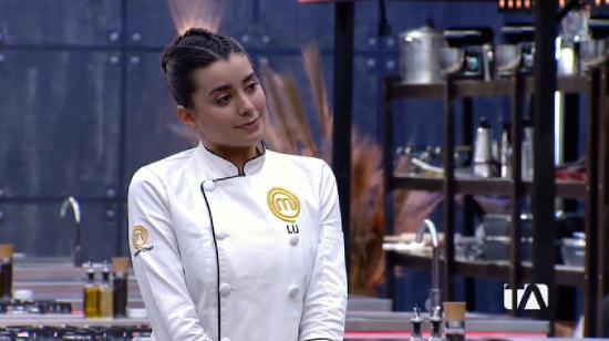 Luciana Guschmer, eliminada de MasterChef Celebrity Ecuador.