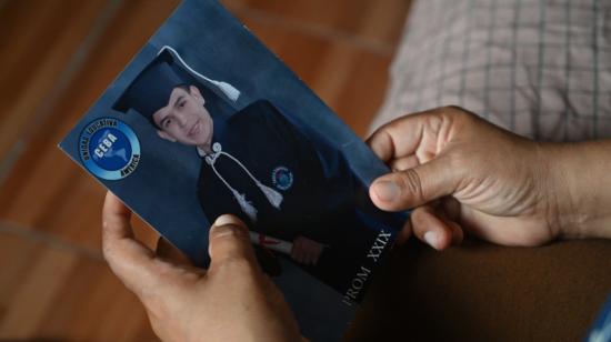 Imagen de Javier Vega, un joven de 19 años, quien murió luego de supuestos abusos de militares en Guayaquil, el 27 de febrero de 2024.