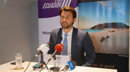 Ministro de Turismo, Niels Olsen, el 27 de febrero de 2024.