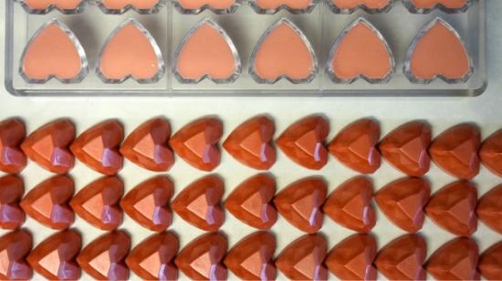 Chocolates inspirados en la película 'Barbie', que se entregarán en la gala de los premios Oscar 2024.