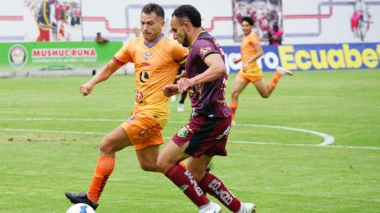 Mushuc Runa se enfrentó a Libertad en el estadio de Echaleche, el 2 de marzo de 2024.