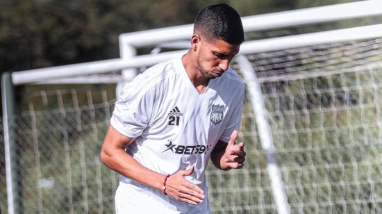 José Francisco Cevallos en un entrenamiento con Emelec, 13 de enero de 2023.