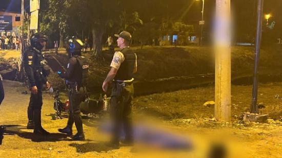 Un delincuente murió tras enfrentarse con la Policía Nacional, en Machala.