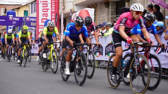 Foto referencial de ciclistas durante el Nacional de Ciclismo, el 3 de febrero de 2024.