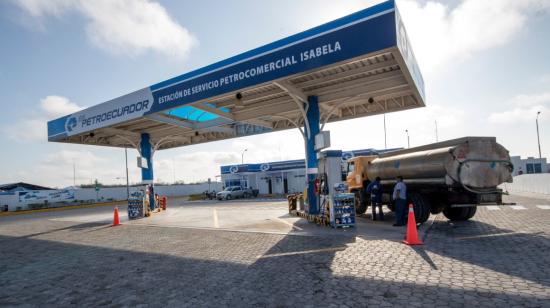 Imagen referencial de una gasolinera en Galápagos. 