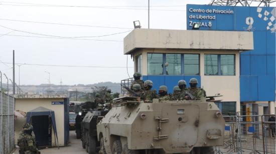 Incursión militar en el Complejo Penitenciario de Guayaquil, el 12 de agosto de 2023. 