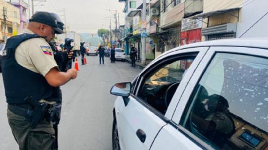 Imagen referencial de un operativo policial en Guayaquil en marzo 2024.