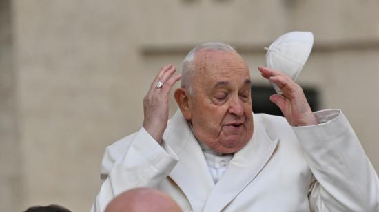 El papa Francisco durante una audiencia en el Vaticano, 13 de marzo de 2024.