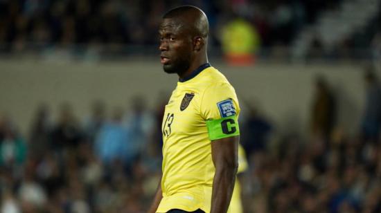 Enner Valencia, en el partido de Ecuador ante Argentina, el 7 de septiembre de 2023.