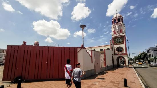 Templo del Cristo del Consuelo, de donde partirá procesión en el sur de Guayaquil. 