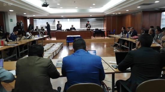 Audiencia del Caso Metástasis, en la Corte Nacional de Justicia. Quito, 28 de marzo del 2024