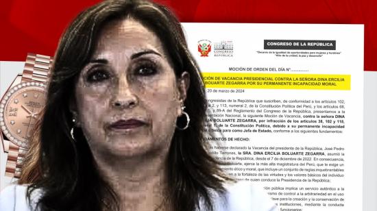 Congresistas de Perú presentaron un pedido de destitución  contra la presidenta Dina Boluarte. Perú, 30 de marzo de 2023
