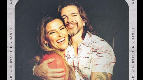 Nelly Furtado y Juanes en la imagen promocional de su nueva canción. 30 de marzo de 2024