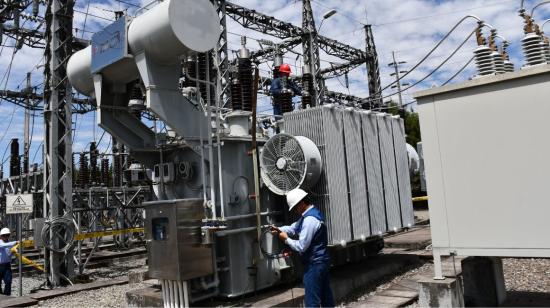 Imagen referencial de una subestación eléctrica en Ecuador.