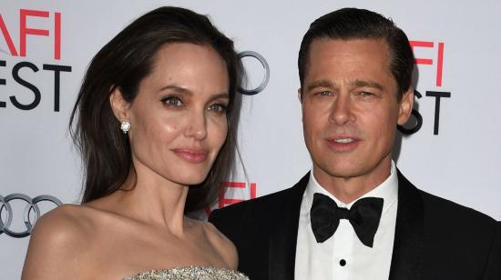 Angelina Jolie y Brad Pitt cuando aún eran pareja, en el año 2015. 