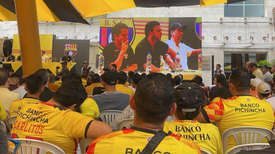 Los socios de Barcelona SC durante la Asamblea del sábado 6 de abril de 2024.