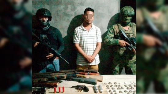 Alias 'Macaco', presunto cabecilla de Los Tiguerones, fue detenido en Quinindé, Esmeraldas.