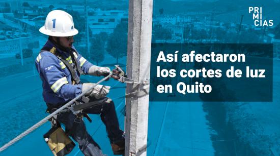 Cortes de luz programados en Quito