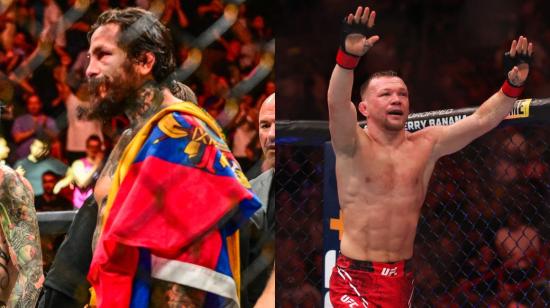 'Chito' Vera y Petr Yan en la UFC 299, 9 de marzo de 2024.