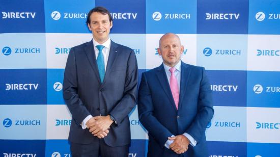 Nicolás Marchant, CEO de Zurich Seguros Ecuador y Fernando Ferro Albornoz, Presidente Ejecutivo de DIRECTV Ecuador.