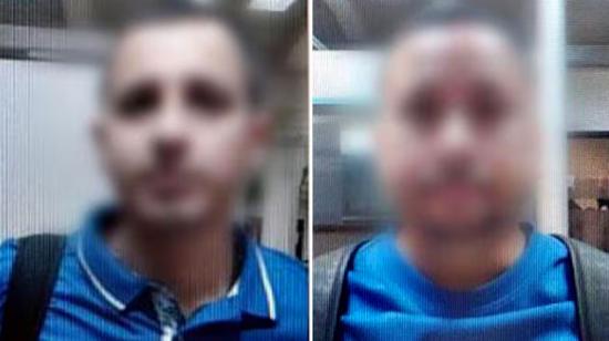 Los supuestos abogados de alias 'Fito': Hugo Alfredo Cantos Centeno y Ronald Francisco Cantos Sacón, en una foto divulgada por el gobierno argentino.