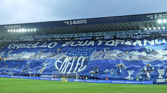 El estadio George Capwell de Emelec, durante un partido de LigaPro, el 31 de marzo de 2024.