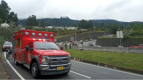 Accidente de tránsito en la Ruta Viva, el 5 de mayo de 2024.