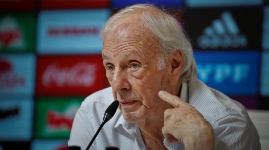 Fotografía de archivo, tomada el 25/01/2019, de César Luis Menotti, el entrenador campeón del mundo con la selección de Argentina en 1978.