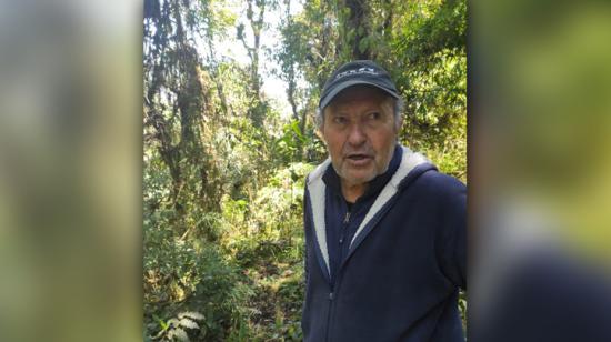 El Bolo Haro en su paraíso en el cerro de Bombolí.