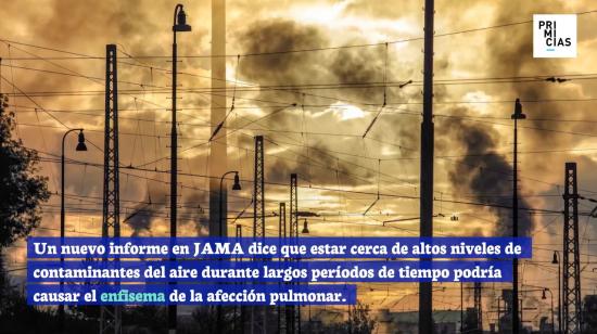 Exponerse a la  contaminación es tan peligros como fumar.