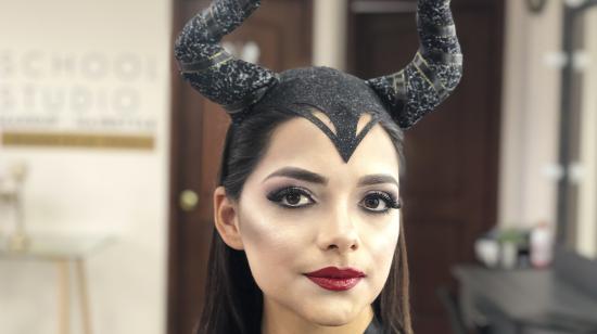 Malefica maquillaje