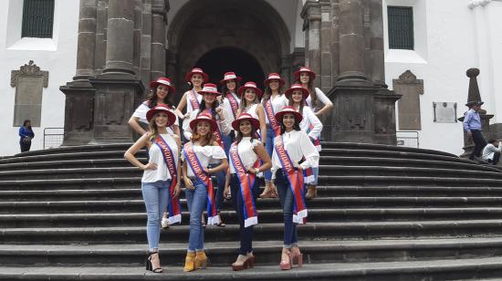 Candidatas a Reina San Francisco de Quito