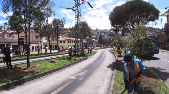 Los jardineros de Quito