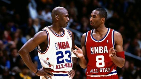 Kobe Bryant fue comparado con Michael Jordan en un sinnúmero de jugadas similares durante sus juegos. 