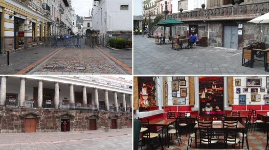 Imágenes del Centro Histórico de Quito. 09/07/2020