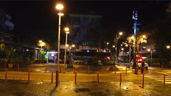 Sector La Mariscal, Plaza Foch. Quito, 17 de septiembre de 2020.