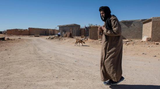 Imagen de un saharauis en el campo de refugiados de Smara. 21/11/2020